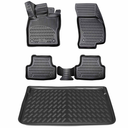 Rubber car mats - car, boot