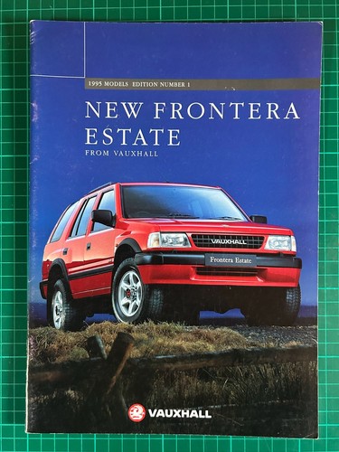 Vauxhall frontera estate - vauxhall, sales