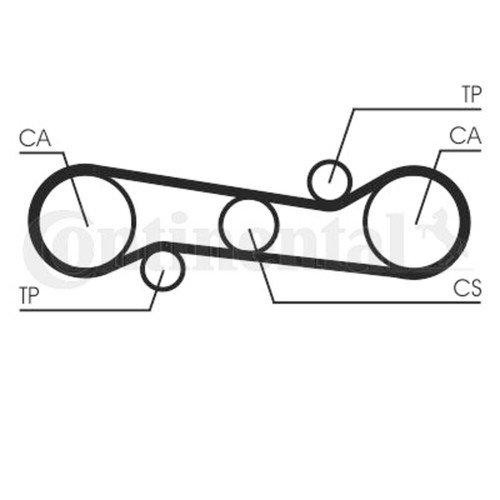Contitech timing belt for - for, alfa